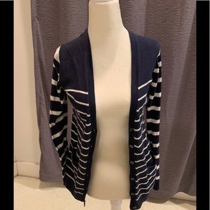 GAP Navy and white stripe Cardigan - size XS